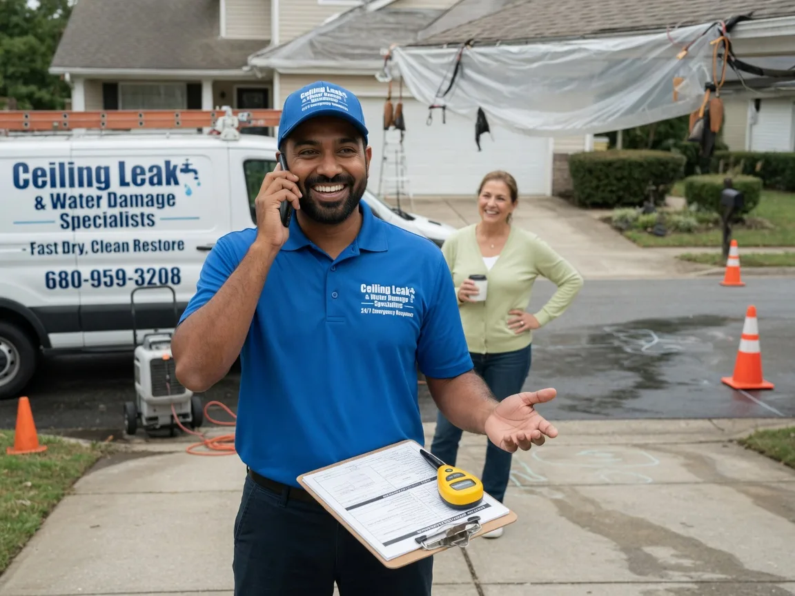 Ceiling Leak Cleanup Wetumka, OK FAQs